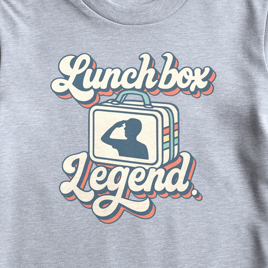 LUNCH BOX LEGEND - KIDS HEATHER GRAY T-SHIRT