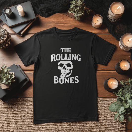 THE ROLLING BONES - BLACK HALLOWEEN T-SHIRT