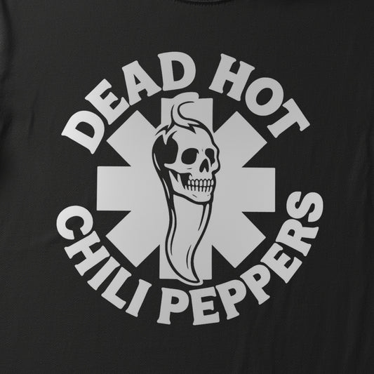 DEAD HOT CHILLI PEPPERS - BLACK HALLOWEEN T-SHIRT