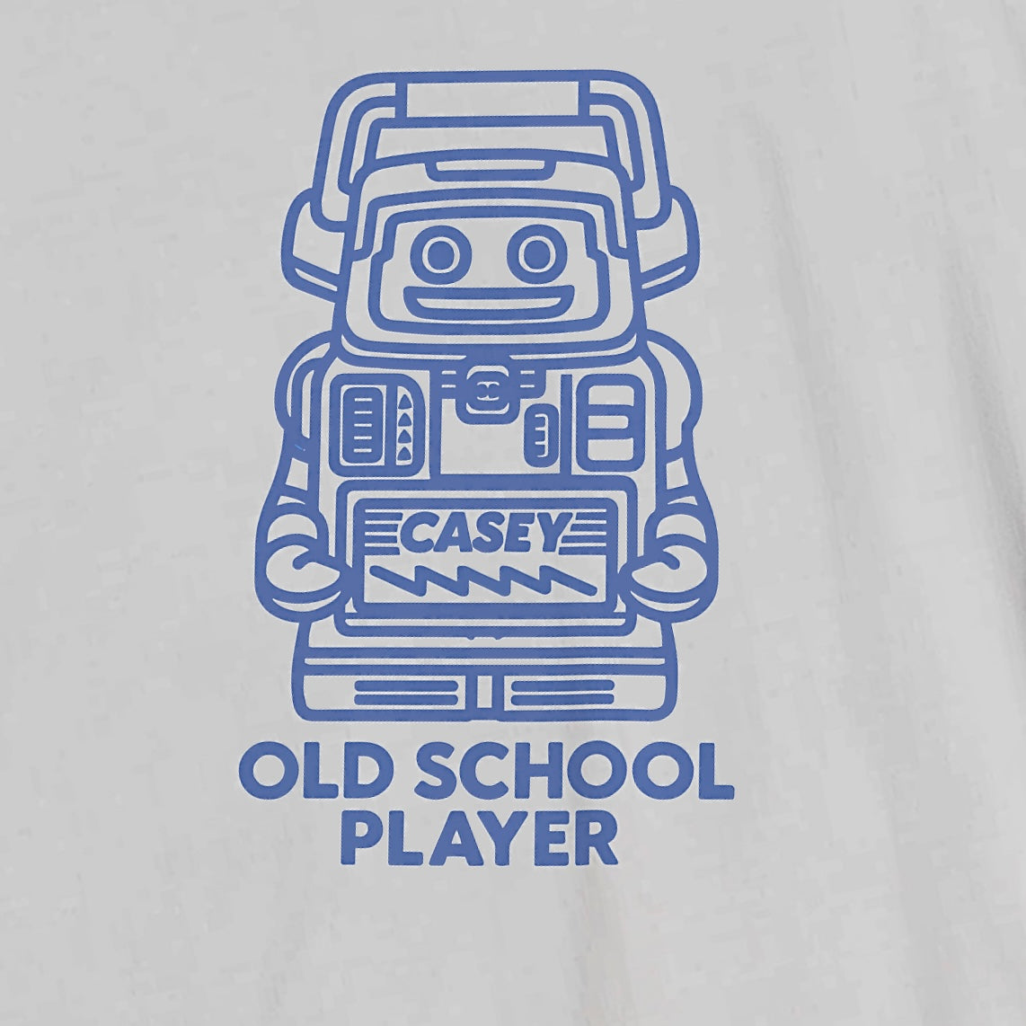 OLD SCHOOL PLAYER - REGULAR FIT WHITE T-SHIRT