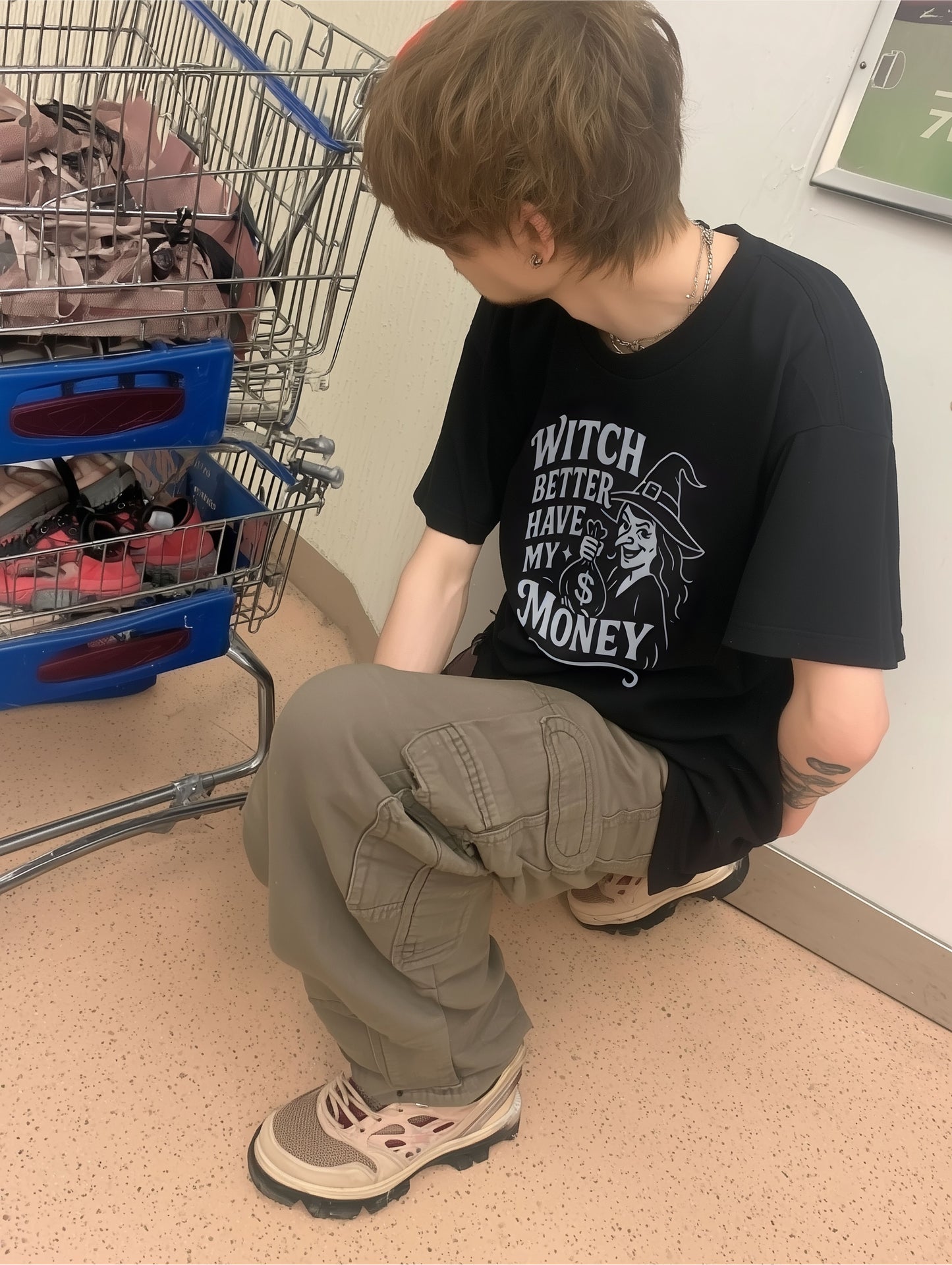 WITCH BETTER HAVE MY MONEY - BLACK HALLOWEEN T-SHIRT