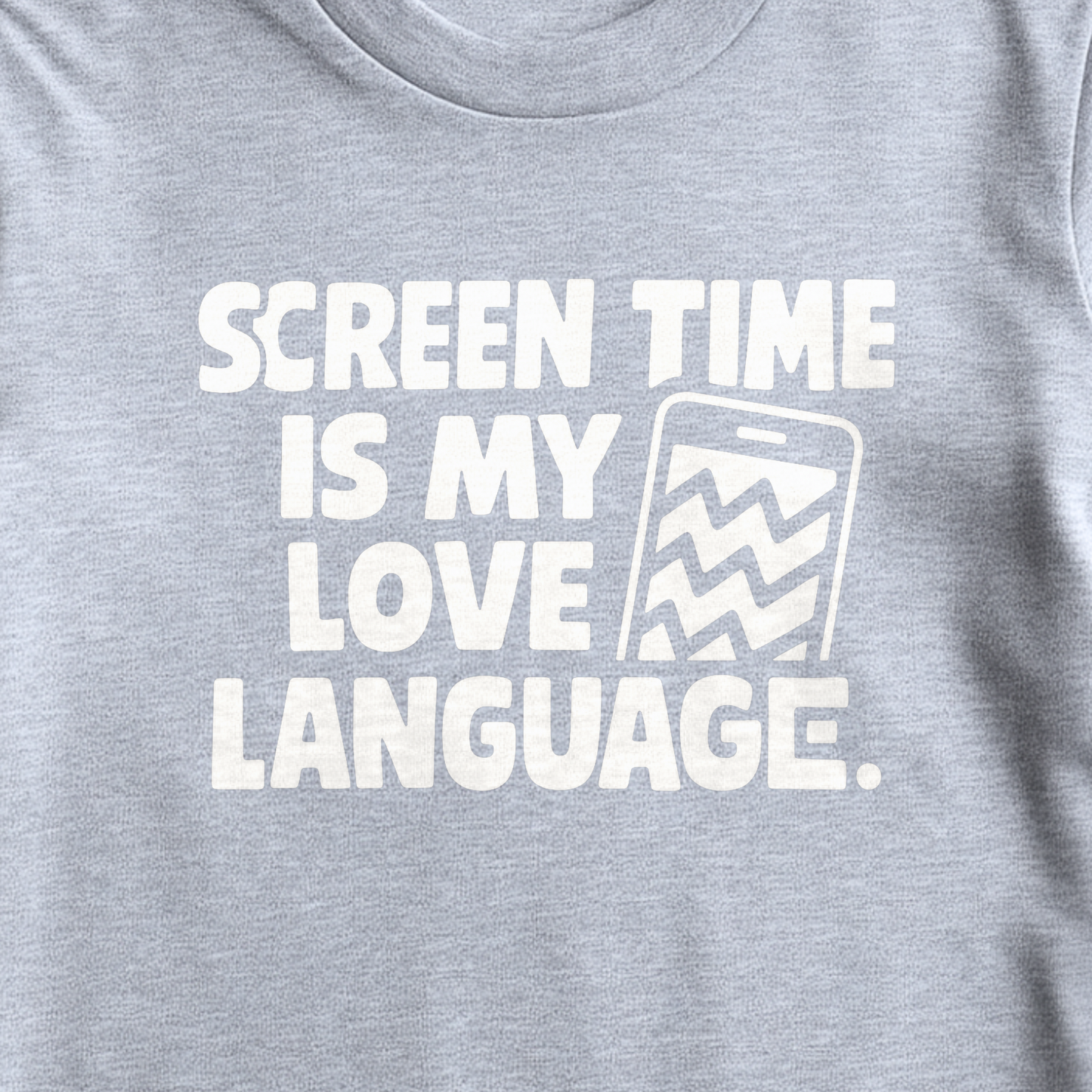 SCREEN TIME - KIDS HEATHER GRAY T-SHIRT