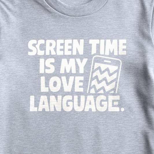 SCREEN TIME - KIDS HEATHER GRAY T-SHIRT