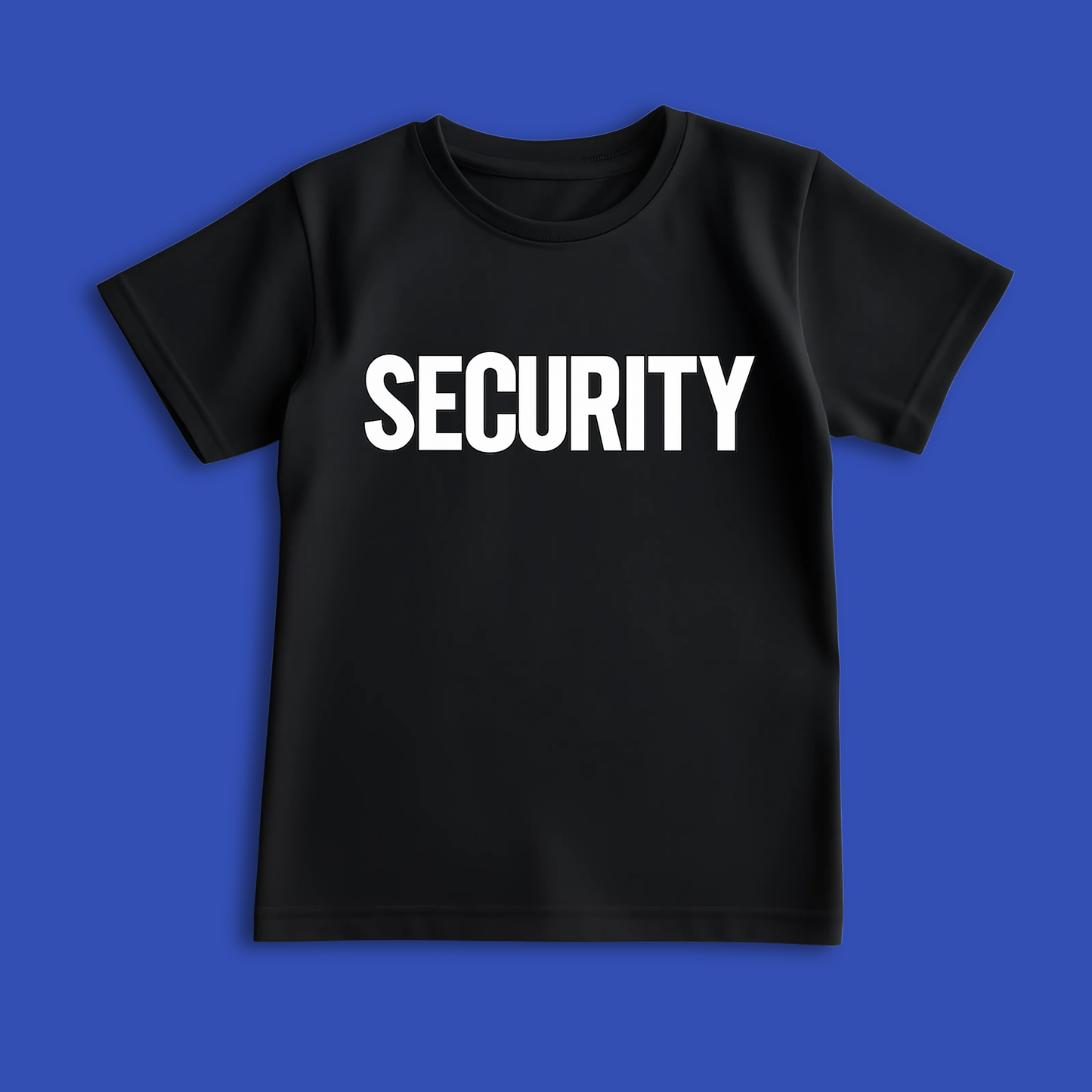 SECURITY - KIDS BLACK T-SHIRT