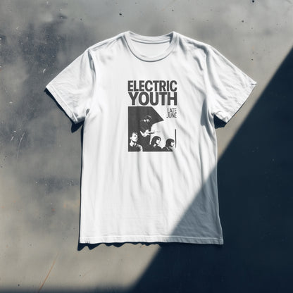 ELECTRIC YOUTH 'LATE JUNE' WHITE T-SHIRT