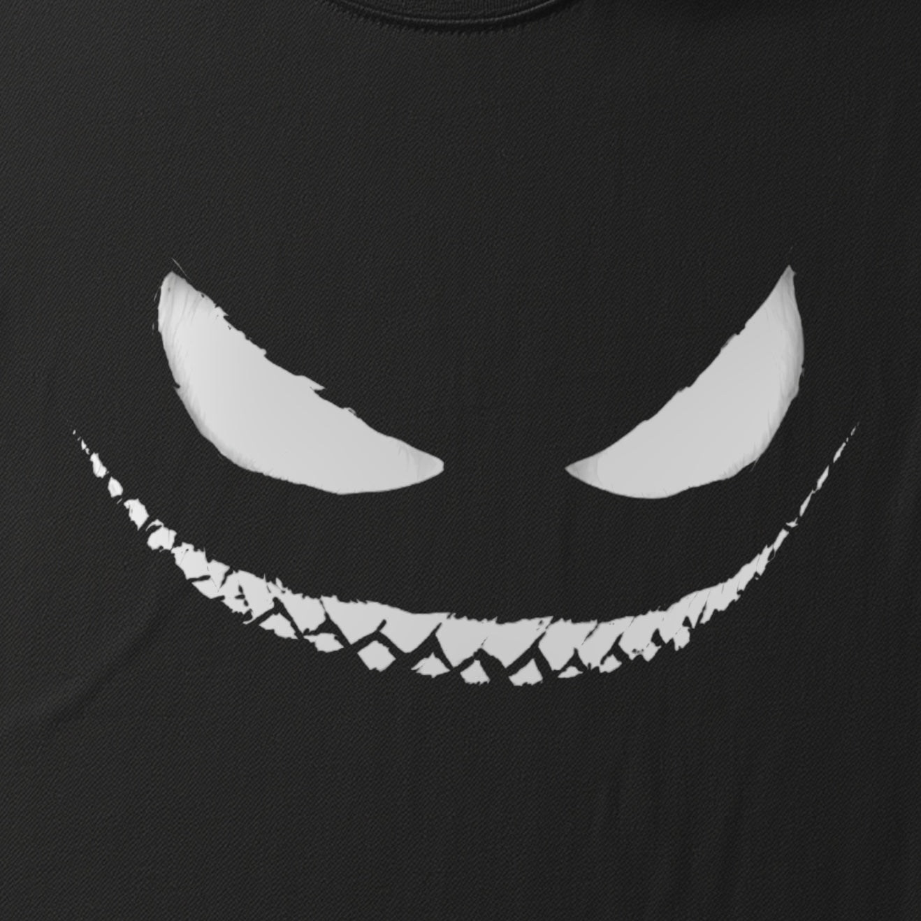 SINISTER SMILE - BLACK HALLOWEEN T-SHIRT