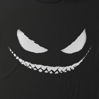 SINISTER SMILE - BLACK HALLOWEEN T-SHIRT