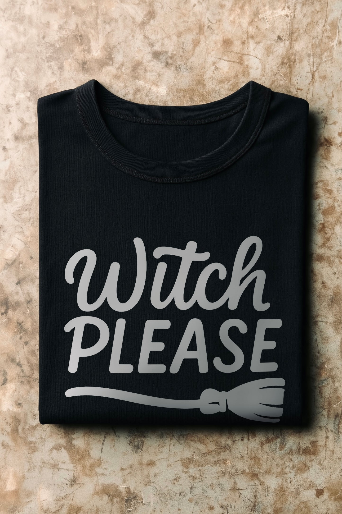 WITCH PLEASE - BLACK HALLOWEEN T-SHIRT