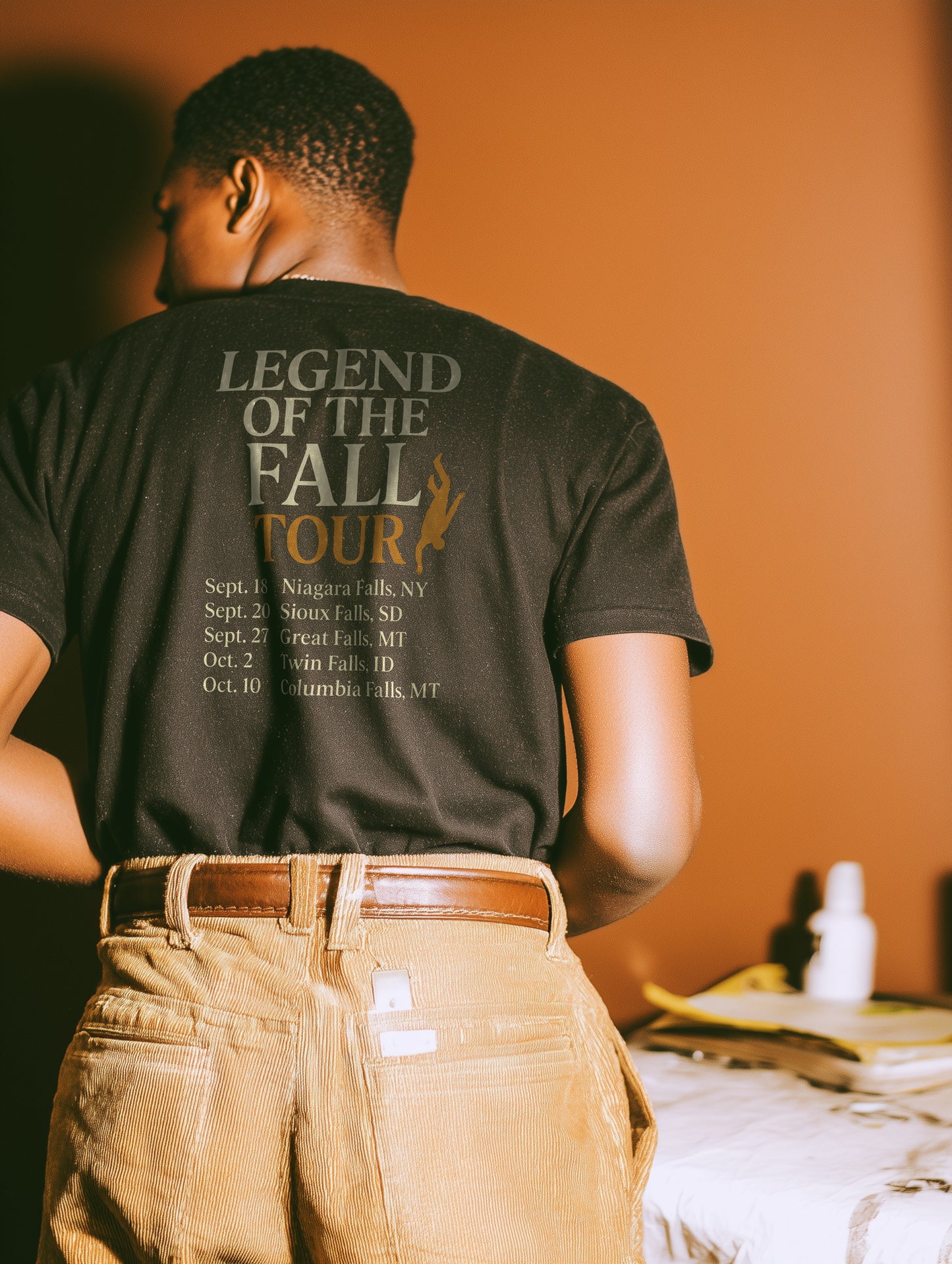 FALL GUY 'LEGEND OF THE FALL' BLACK T-SHIRT