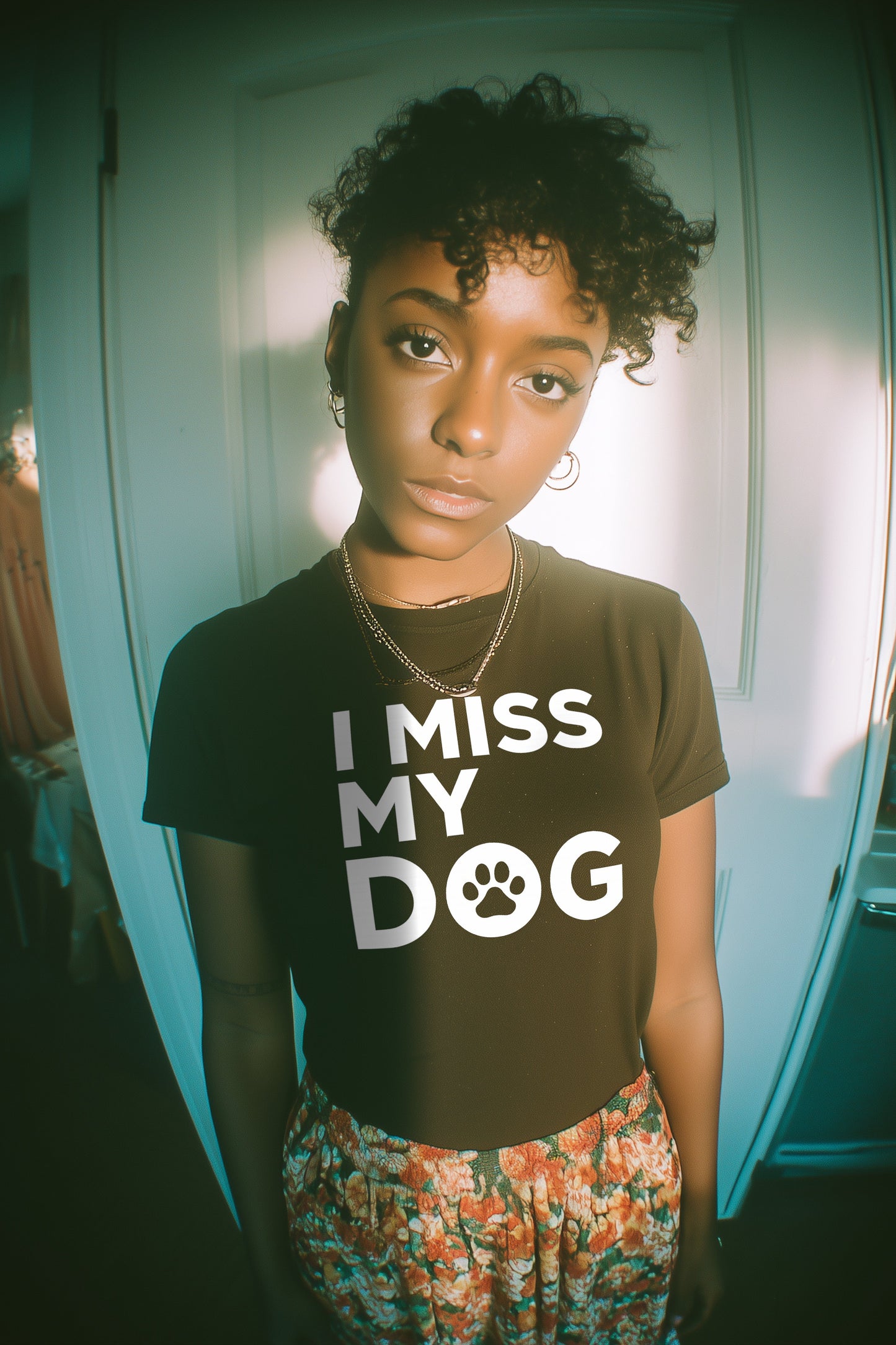 I MISS MY DOG - BLACK T-SHIRT
