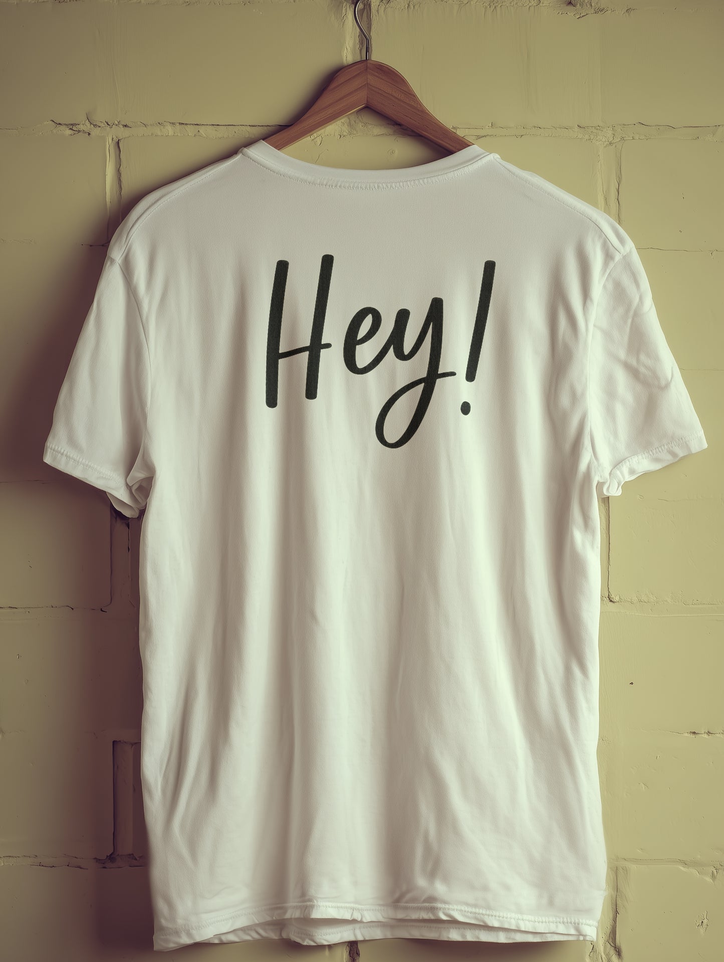 LOVE HERTZ 'HEY!' WHITE T-SHIRT