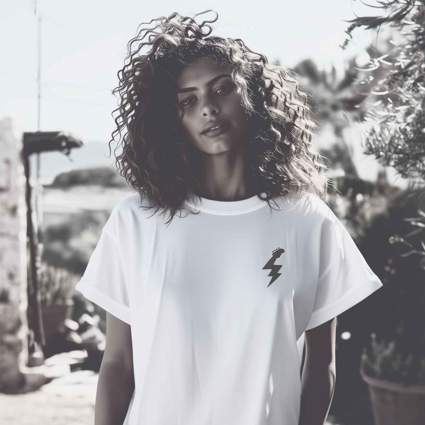 LOVE HERTZ 'WHY NOT?' WHITE T-SHIRT
