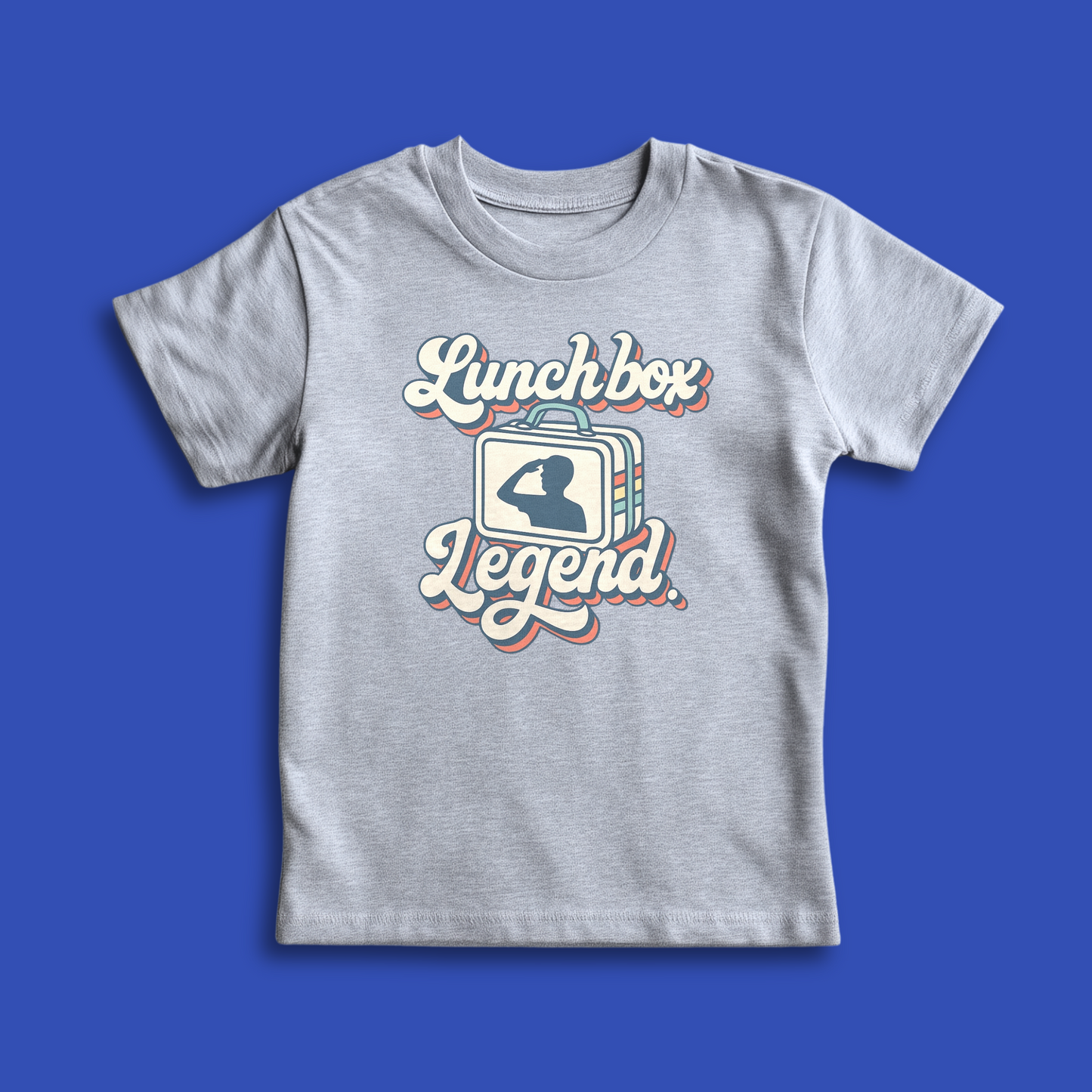 LUNCH BOX LEGEND - KIDS HEATHER GRAY T-SHIRT