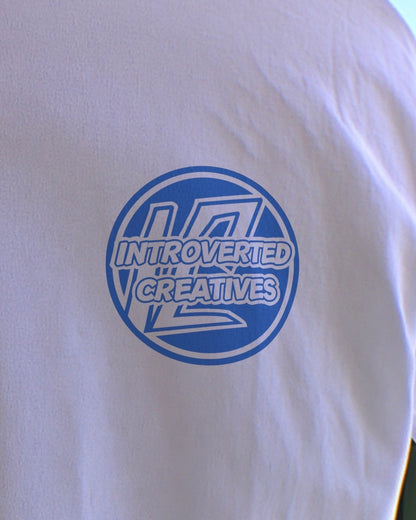 INTROVERTED CREATIVES - REGULAR FIT LOGO WHITE T-SHIRT