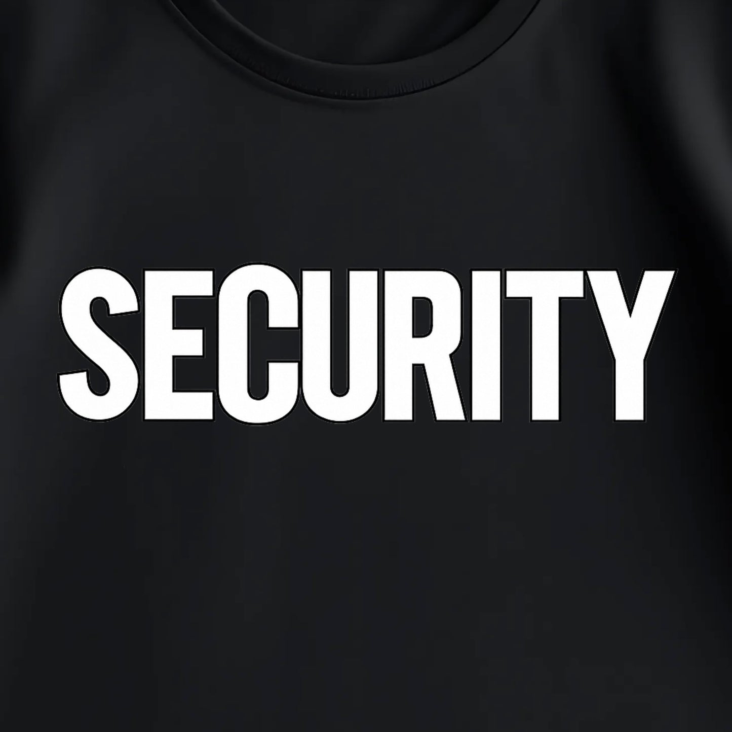SECURITY - KIDS BLACK T-SHIRT